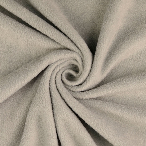 Polar Fleece fabrik Dunkelgrau gebürstet 