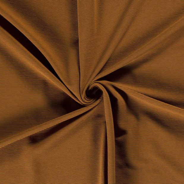 Ottoman jersey fabric Caramel 