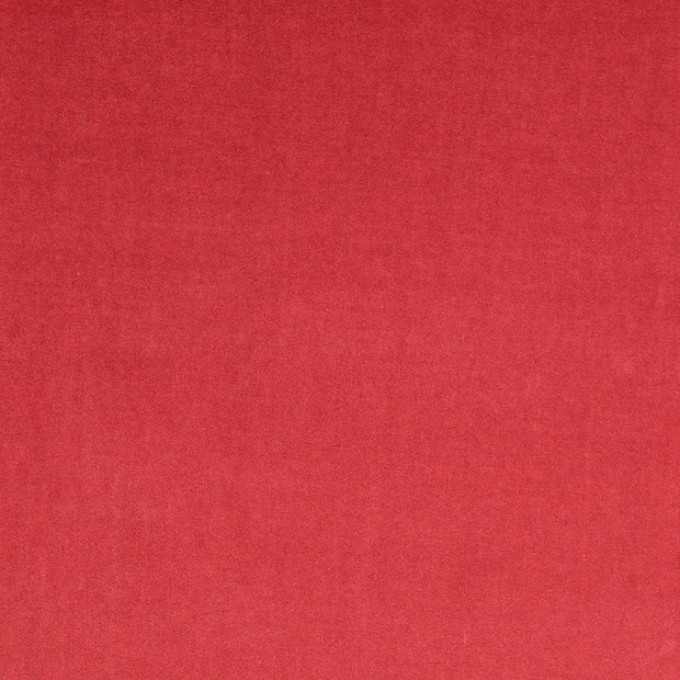 Velours fabrik Uni rot