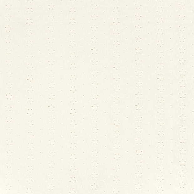 Cotton Poplin fabric Off White matte 