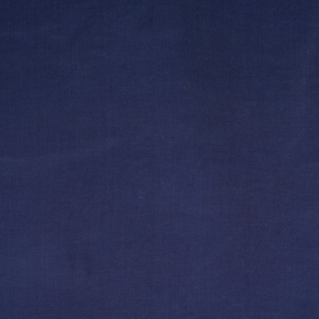 Popeline de Viscose tissu Unicolore Bleu Marine