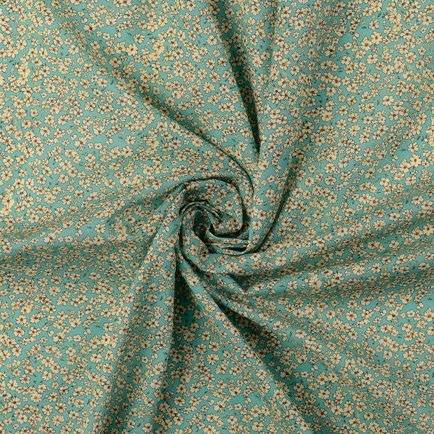 Voile fabric turquoise 