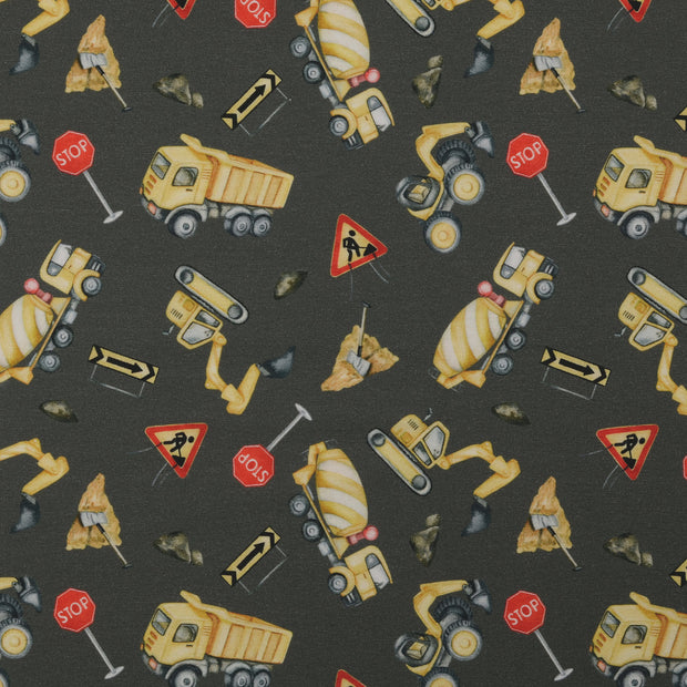 Jersey fabric Construction Grey