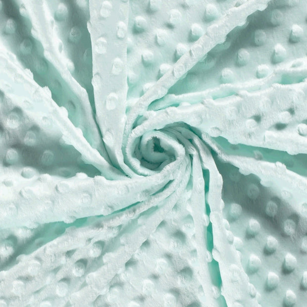 Minky fabric Unicolour Mint