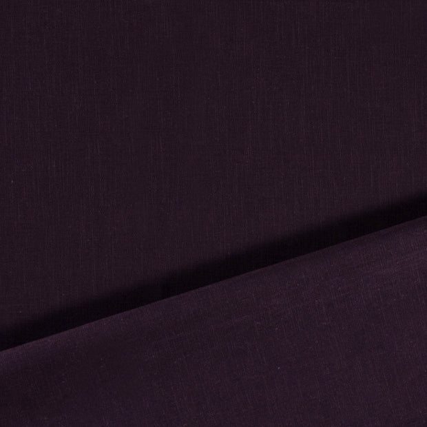 Leinen fabrik Aubergine 