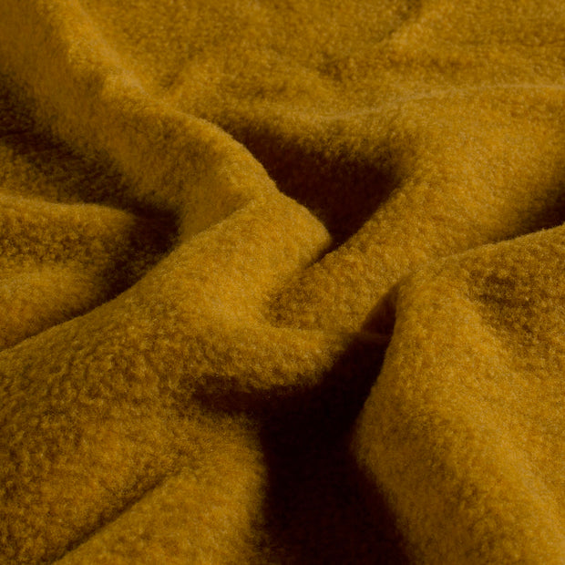 Fleece fabric Melange Oker