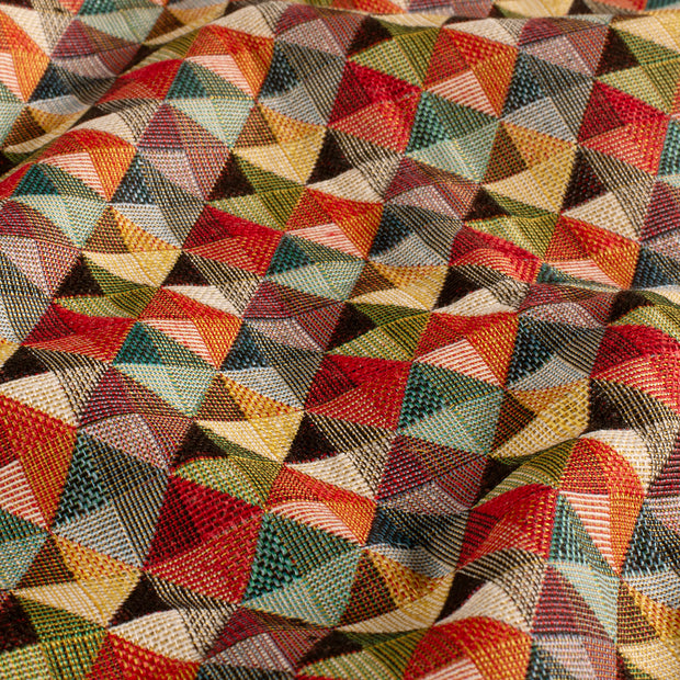 Gobelin fabric Abstract Red