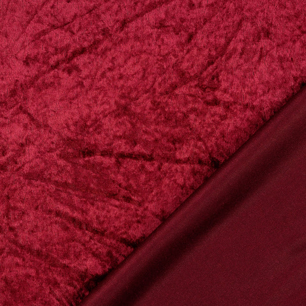 Velours fabrik Uni crushed 