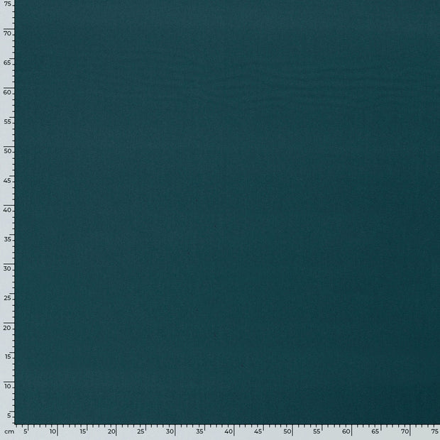 Moss Crêpe fabric Unicolour Petrol