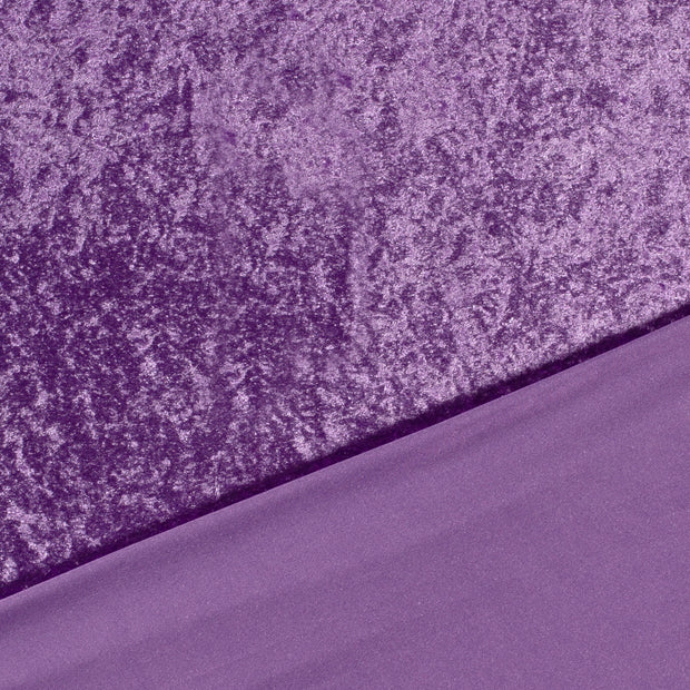 Velours tissu Pourpre froissé 