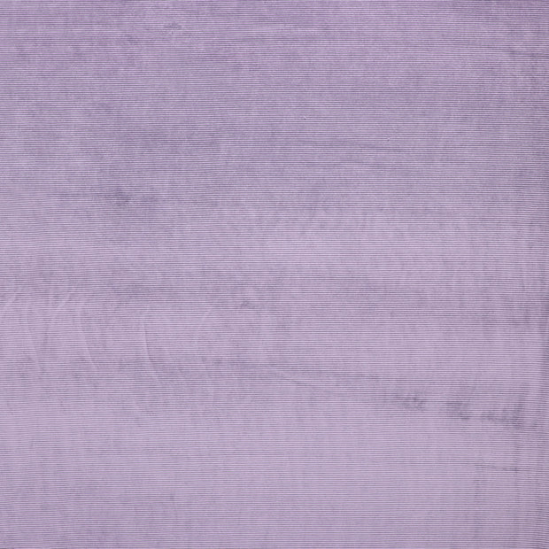 Nicky Velours Rib tissu Unicolore Lilas