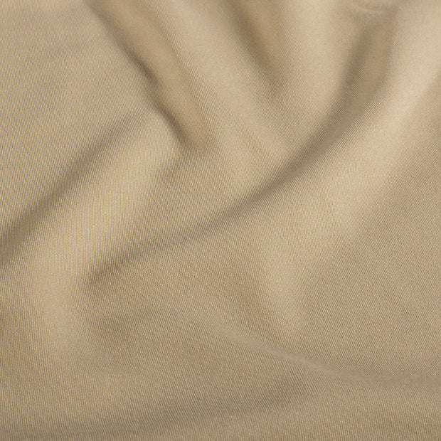 Crêpe tissu Unicolore Beige