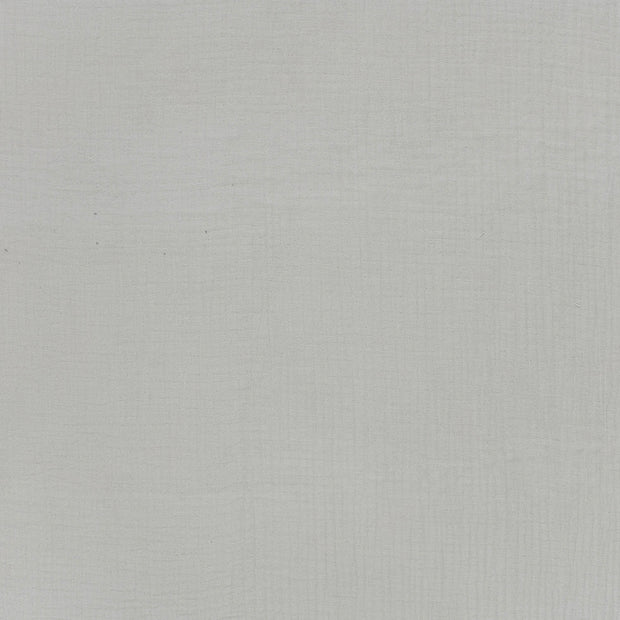 Muslin Triple Layer fabric Light Grey matte 