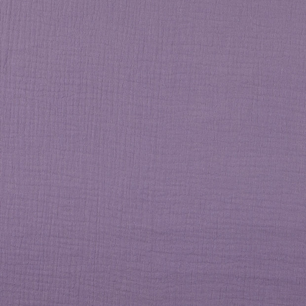 Musselin fabrik Uni Mauve