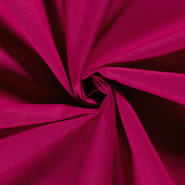 Cretonne fabric Unicolour Magenta