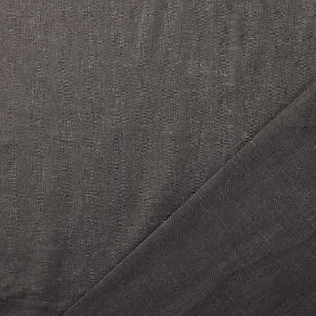 Linen fabric Black 