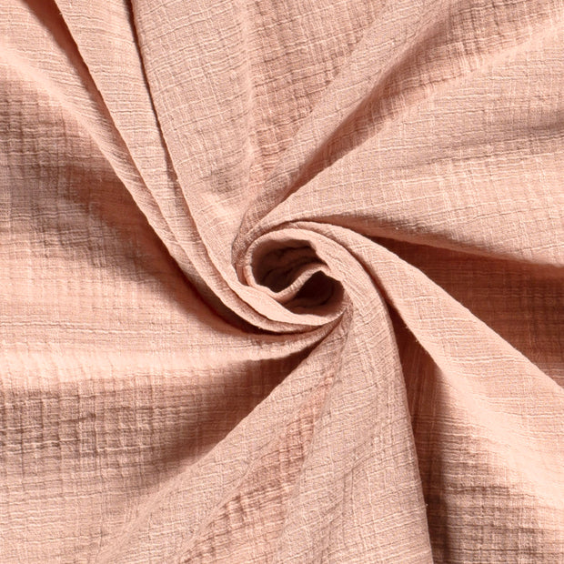Musselin fabrik Helles Pink matt 