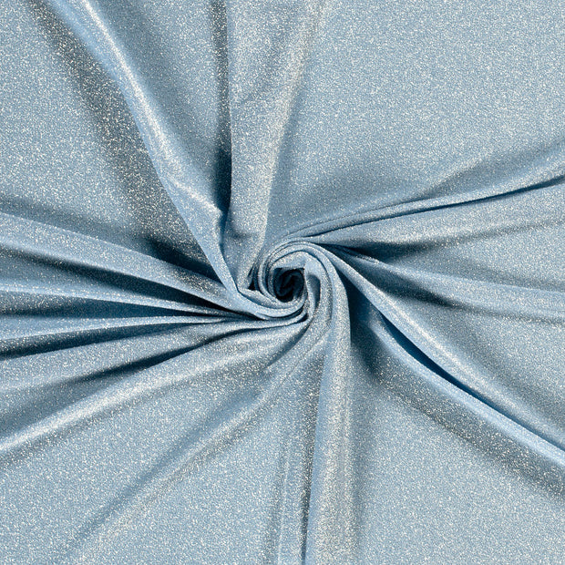 Lamé tissu Bleu bébé Lurex 