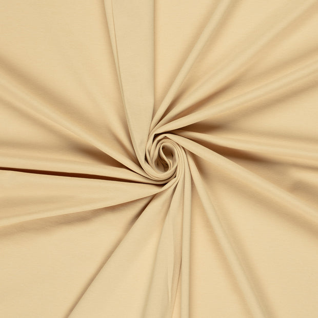 Cotton Jersey GOTS organic fabric Camel 