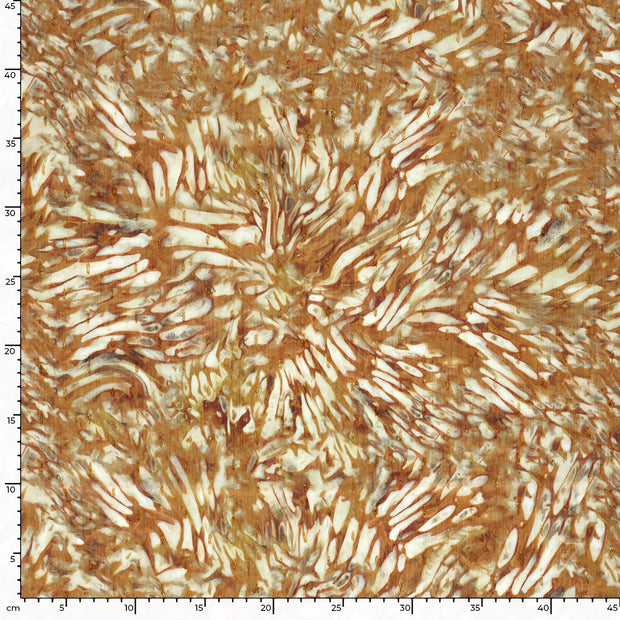 Chiffon fabrik Glitter Orange