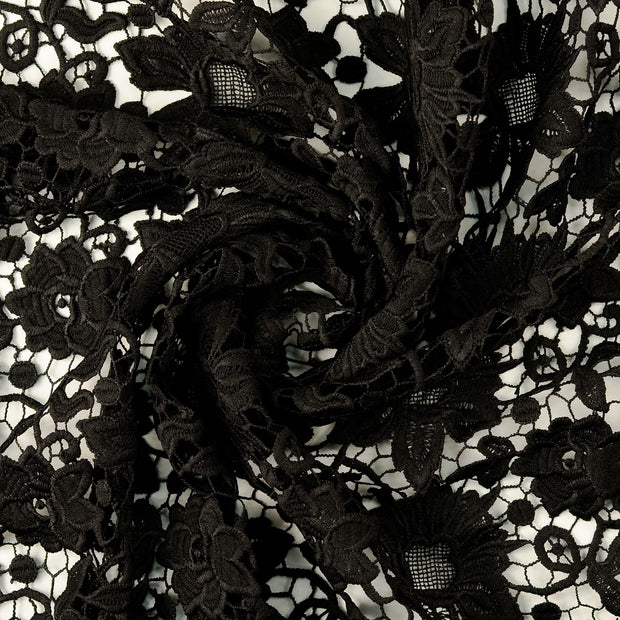 lace fabric black 