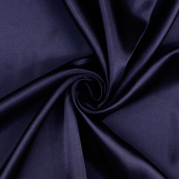 Satin fabrik marine 