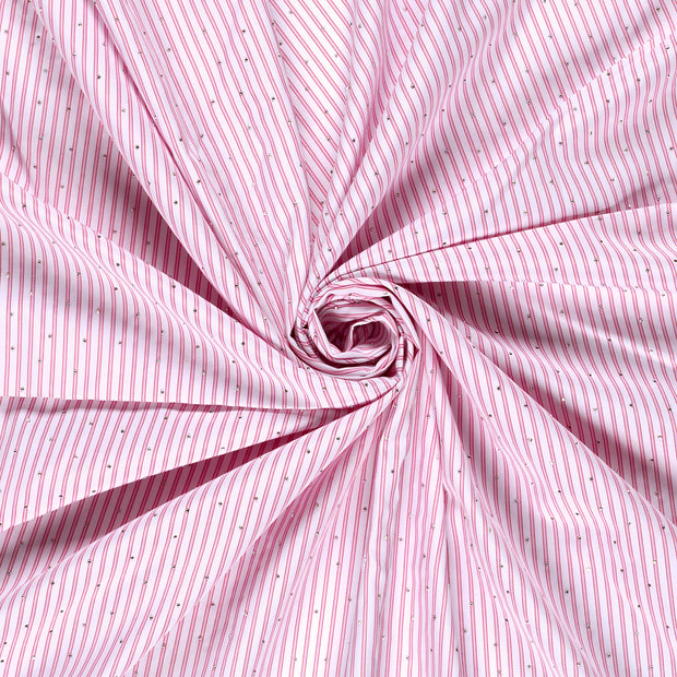 Polyester Webware fabrik Helles Pink garngefärbt 