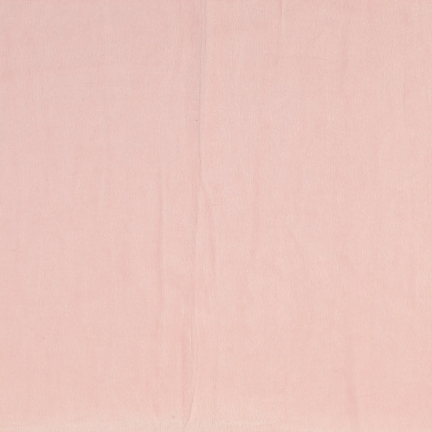 Nicky velours tissu Unicolore Rose clair