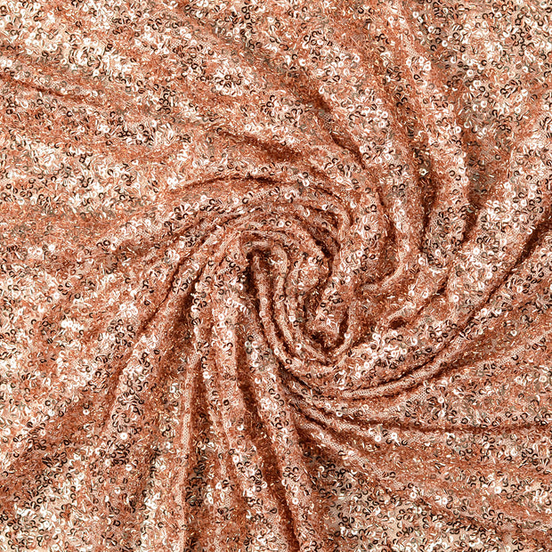 Mesh fabric Old Pink shimmering 
