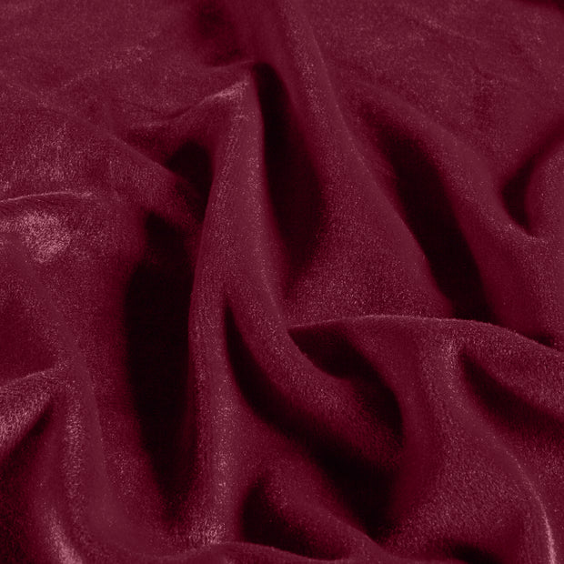 Supersoft Velvet fabric Unicolour Bordeaux