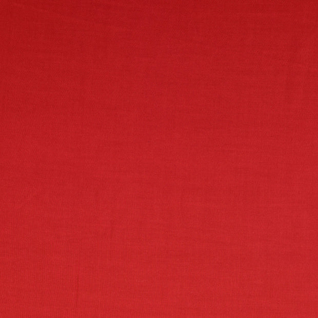 Viscose Poplin fabrik Dunkelrot 