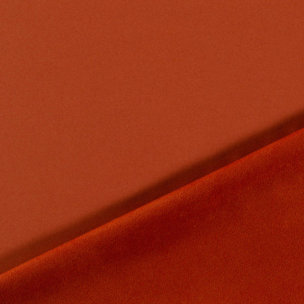 softshell tissu Brique mat 
