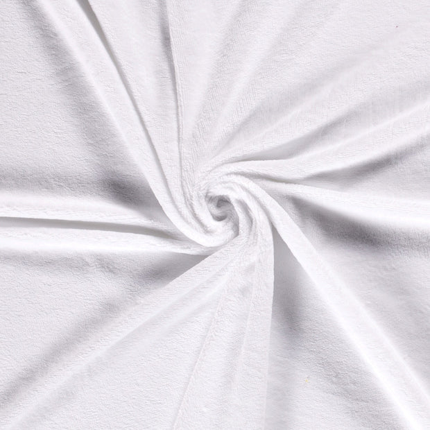 Bamboo Fleece fabric Optical White 