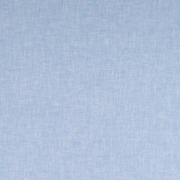 Chambré fabrik Fischgrat Babyblau