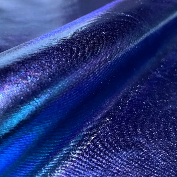 Lamé tissu Unicolore Cobalt