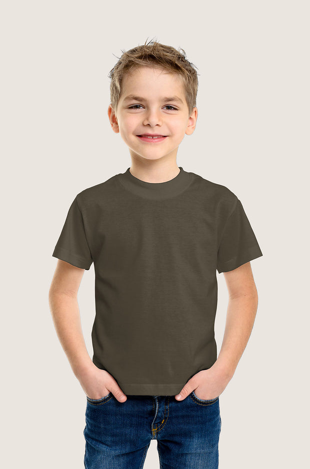 Bamboo Jersey fabric Unicolour Brown Taupe