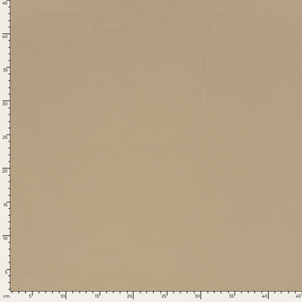 Crêpe tissu Unicolore Beige