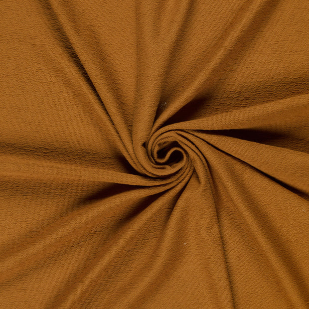 Terry Crêpe tissu Caramel 