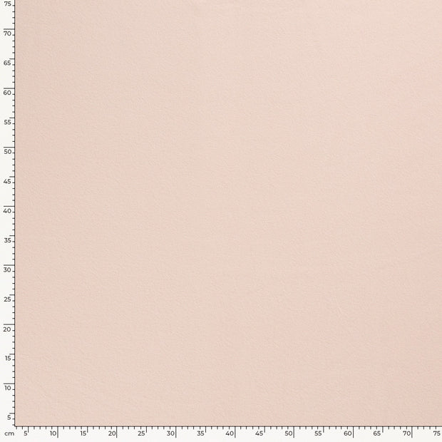 Cotton Fleece fabric Unicolour Salmon