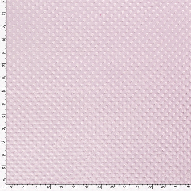 Minky fabric Unicolour Light Pink