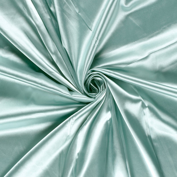 Satin Stretch fabric Baby Blue 