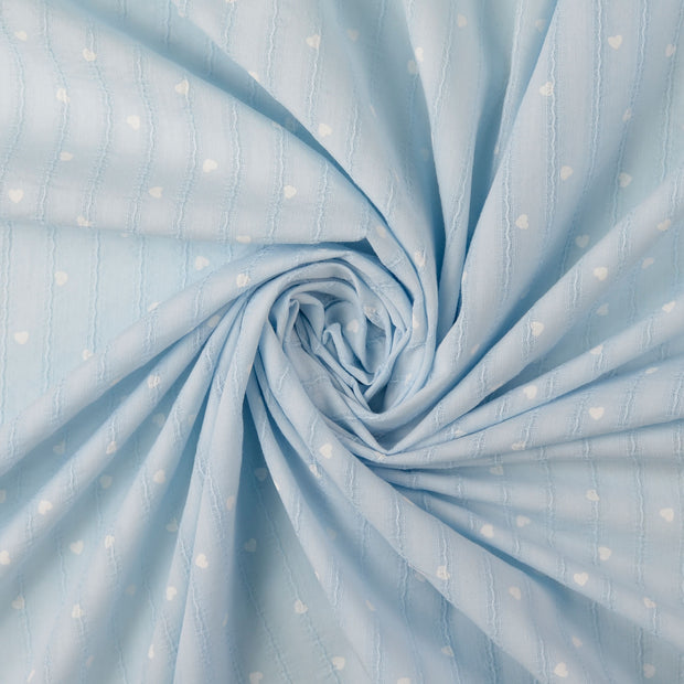 Voile fabrik Babyblau 