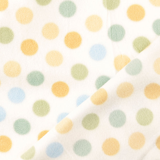 Polaire tissu multicolore imprimé 