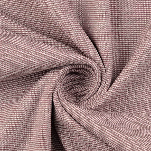 Bündchen Yarn Dyed fabrik Mauve matt 