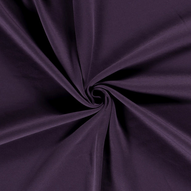 Jogging fabric Aubergine brushed 