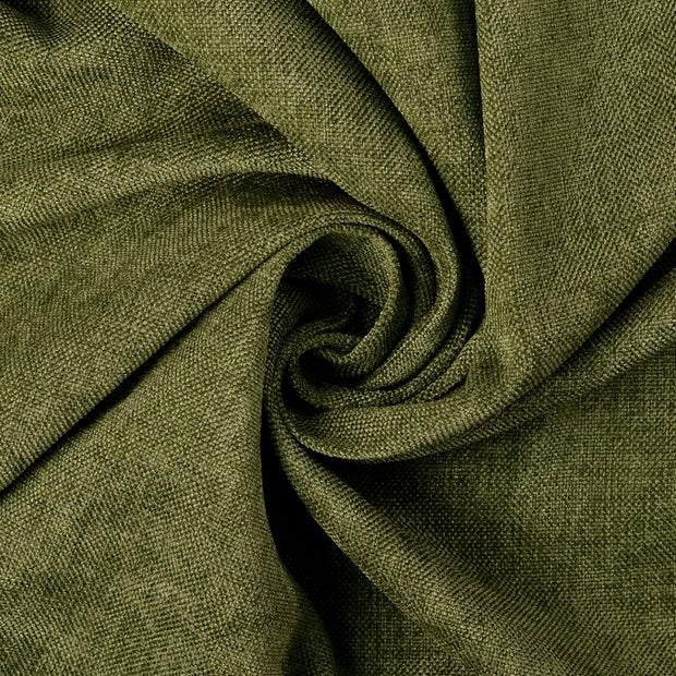 Chenille fabric Green matte 