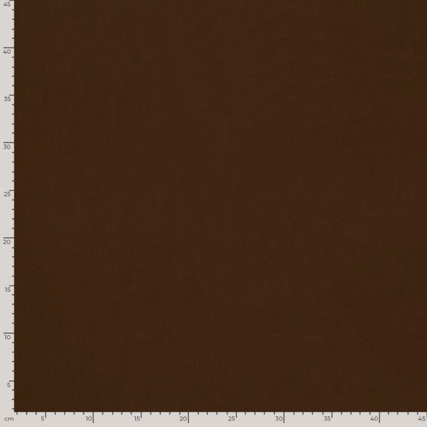Viscose Twill fabrik Uni Braun