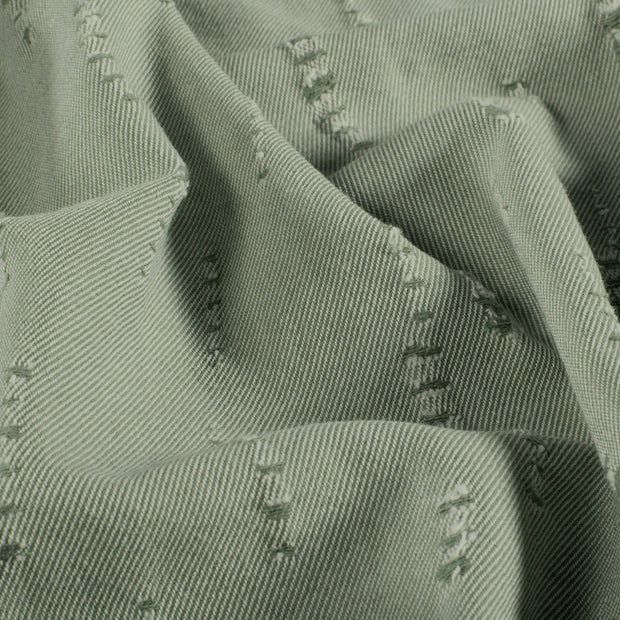 Denim fabric Unicolour Olive Green