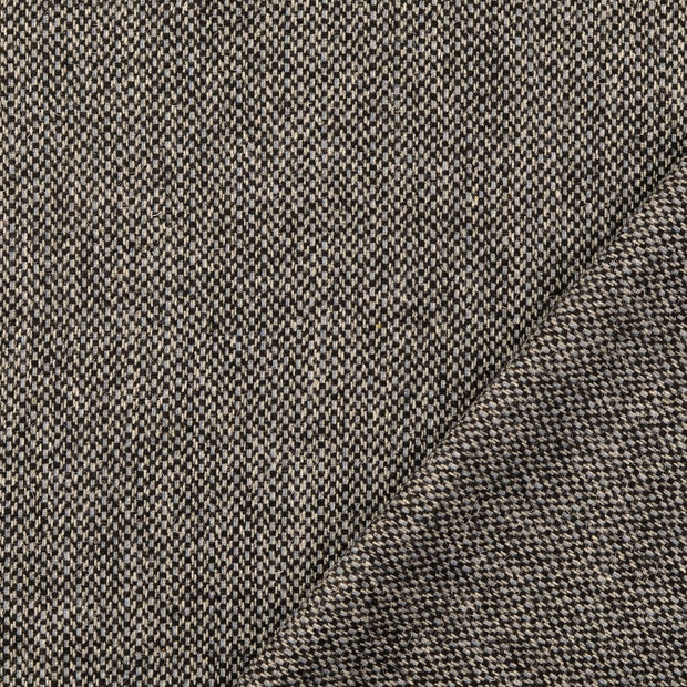 Tweed fabrik Schwarz 