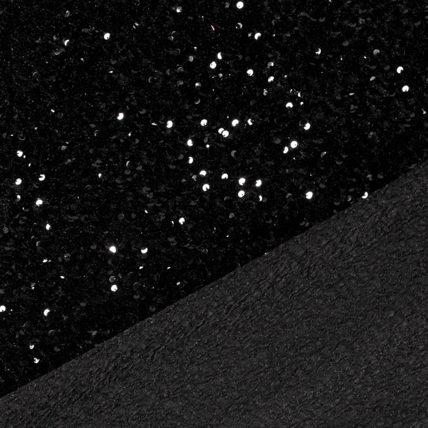 Samt fabrik schwarz Paillette 